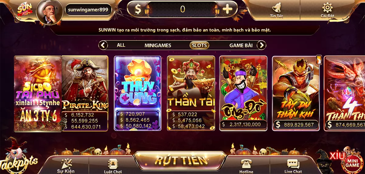 Slot game mới lạ với game đổi thưởng