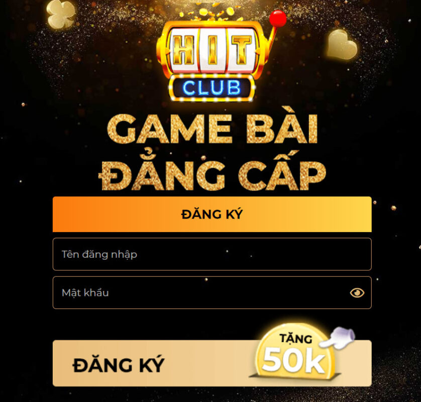 Giao diện tại game đổi thưởng hitclub